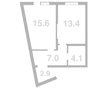 Продается 1-комн. квартира, 43 м²