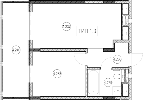 Продается 1-комн. квартира, 30.8 м²