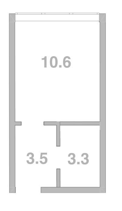 Продается 1-комн. квартира, 17.4 м²
