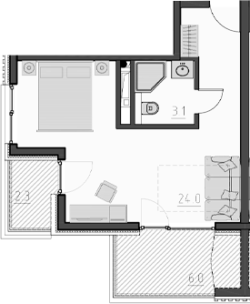 Продается 1-комн. квартира, 27.1 м²