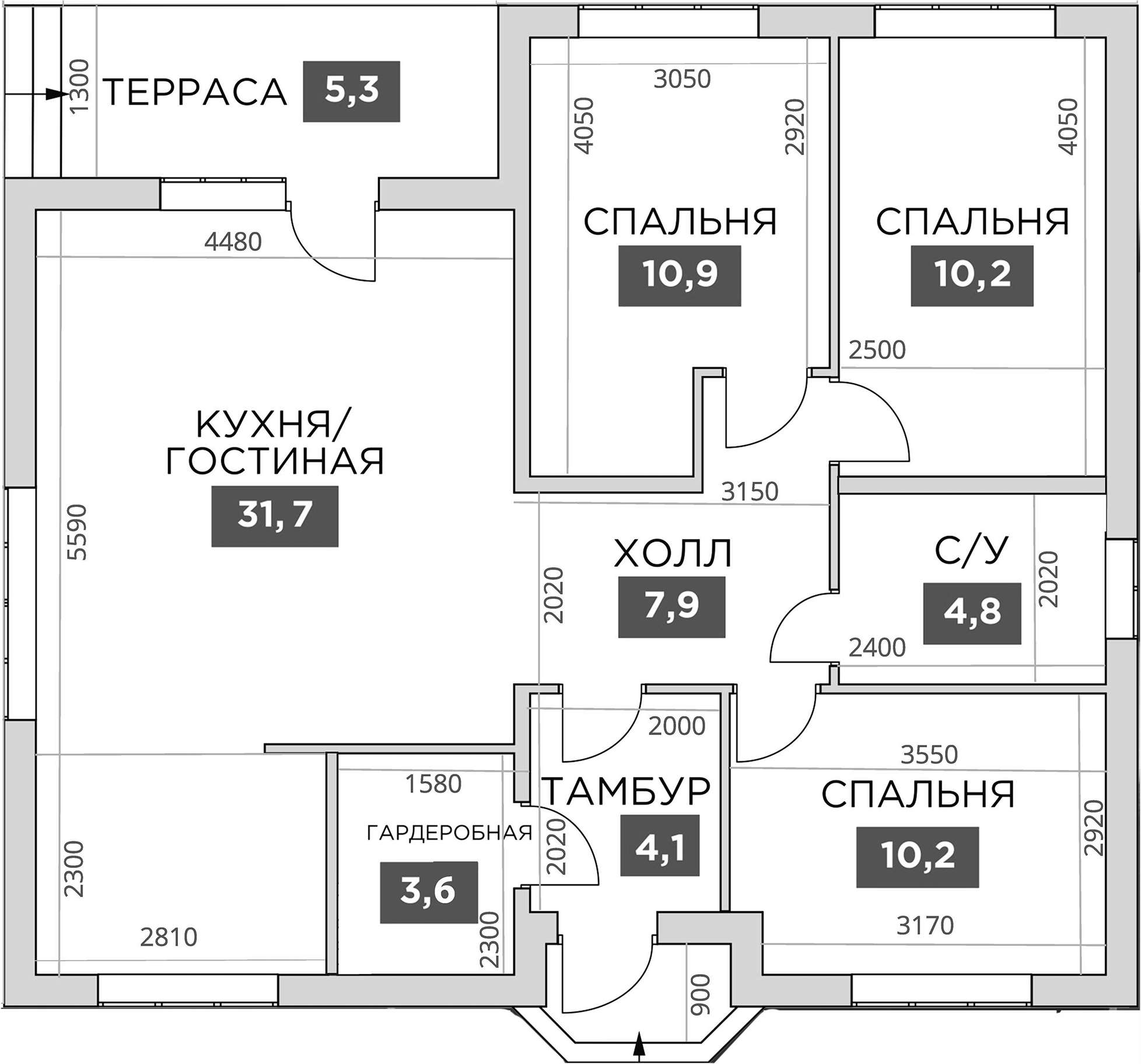 Коттедж в «Коттеджный поселок Семейный»