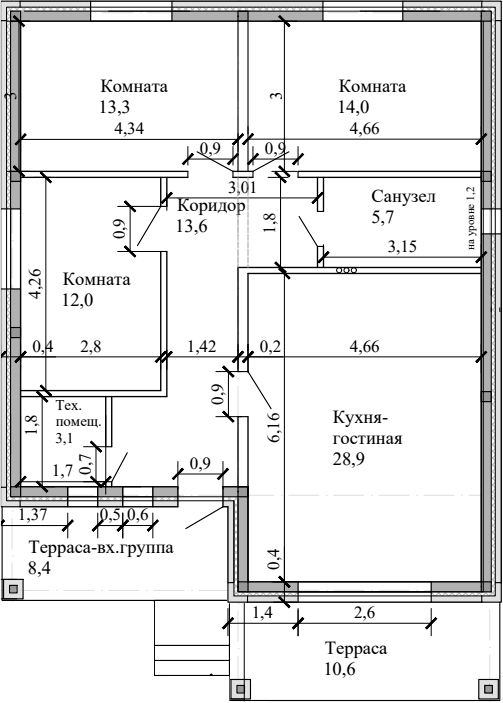 Коттедж в «Коттеджный поселок Солнечный. ГК Каскад»