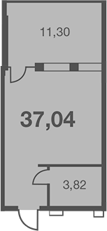 Студия, 25.74 м², 1/7 этаж, ЖК «Каравелла Португалии»