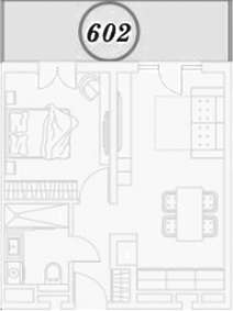 2-комн., 40.7 м², 6/7 этаж, ЖК «ГК Сан Гарден Хотел&СПА»
