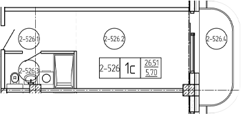 Продается 1-комн. квартира, 26.9 м²