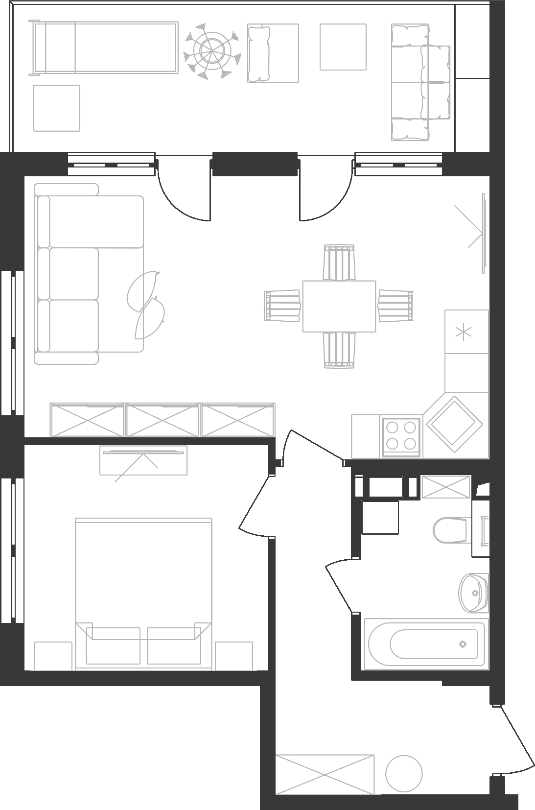 Продается 2-комн. квартира, 46.5 м²
