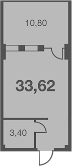Студия, 22.82 м², 1/7 этаж, ЖК «Каравелла Португалии»