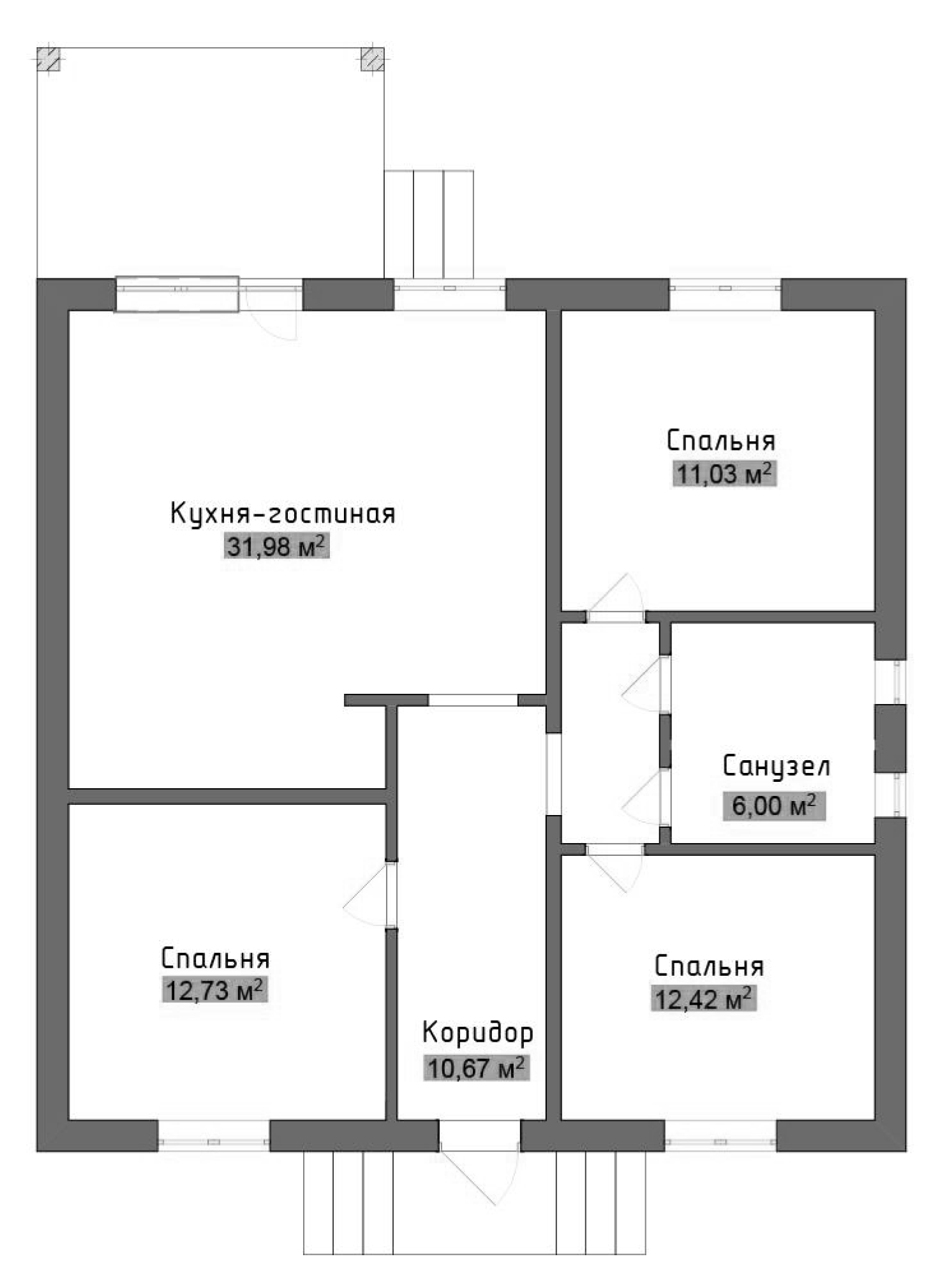 Коттедж в «Коттеджный поселок Лесное»