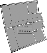Объект, 75.82 м², 2/6 этаж, ЖК «Гостиничный комплекс Royal Beach Sochi»