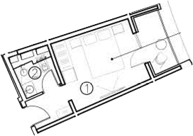 Студия, 16.9 м², 8/11 этаж, ЖК «ГК Livingston Grand Resort&Spa»