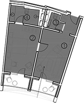 2-комн., 40.1 м², 10/11 этаж, ЖК «ГК Livingston Grand Resort&Spa»