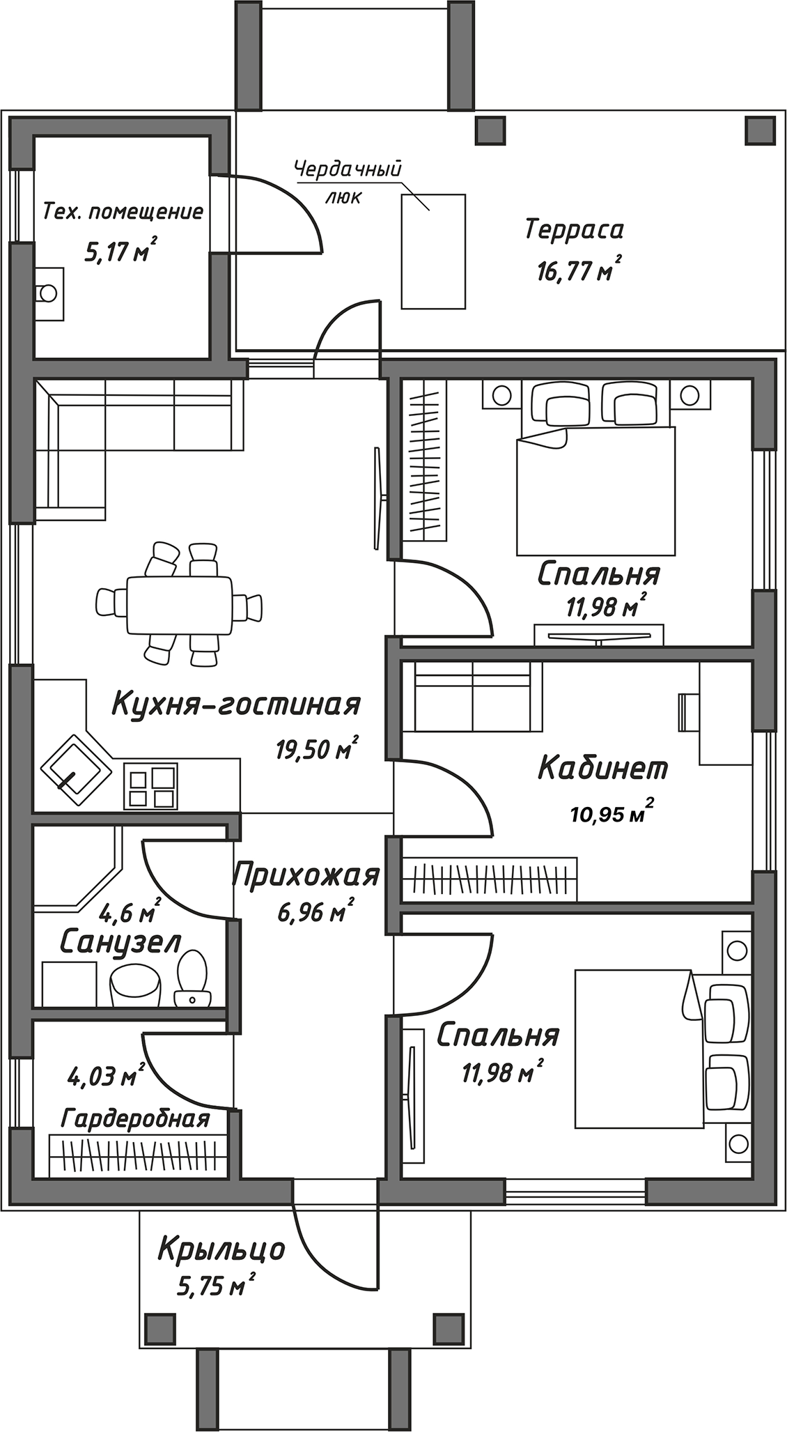 Коттедж в «Коттеджный поселок Мечта»