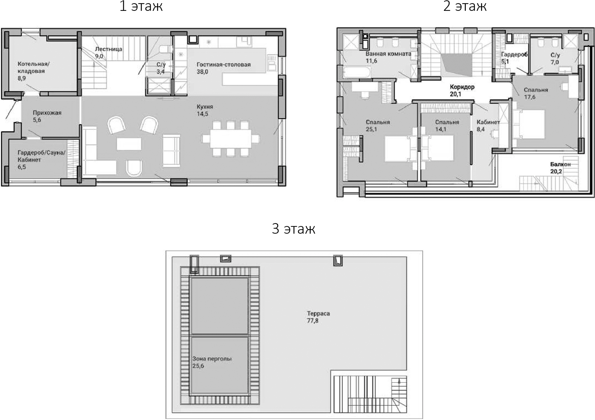 Коттедж в «Коттеджный поселок Residence»