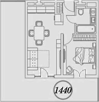 2-комн., 71.9 м², 1/5 этаж, ЖК «ГК Сан Гарден Хотел&СПА»