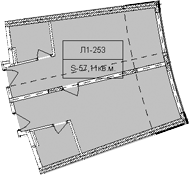 Объект, 57.11 м², 2/6 этаж, ЖК «Гостиничный комплекс Royal Beach Sochi»