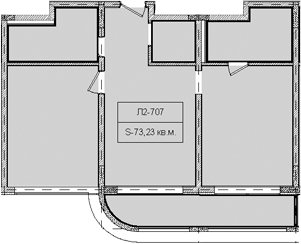 Объект, 73.23 м², 7/8 этаж, ЖК «Гостиничный комплекс Royal Beach Sochi»