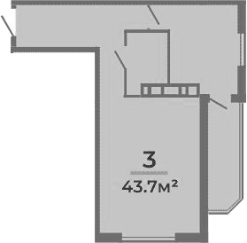 Объект, 38.4 м², 1/9 этаж, ЖК «Мореин»