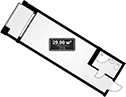 Студия, 29.9 м², 11/11 этаж, ЖК «Гостиничный комплекс GRAND Marine Garden 5»