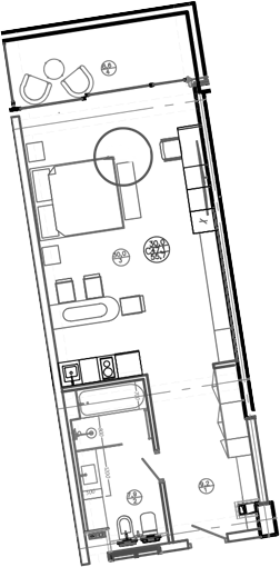 Студия, 47.1 м², 2/8 этаж, ЖК «Mandarin Garden Hotel»