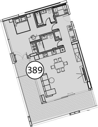 Объект, 117.5 м², 5/9 этаж, ЖК «Гостиничный комплекс Поляна Пик»