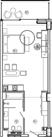 Продается 1-комн. квартира, 46.7 м²