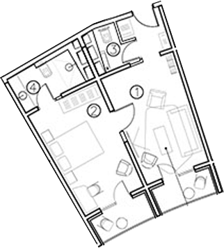 2-комн., 40.3 м², 10/11 этаж, ЖК «ГК Livingston Grand Resort&Spa»