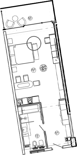 Студия, 47.1 м², 5/8 этаж, ЖК «Mandarin Garden Hotel»