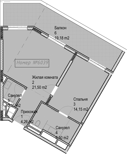 Продается 2-комн. квартира, 48.8 м²