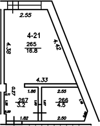Студия, 24.5 м², 4/4 этаж, ЖК «The Manor»