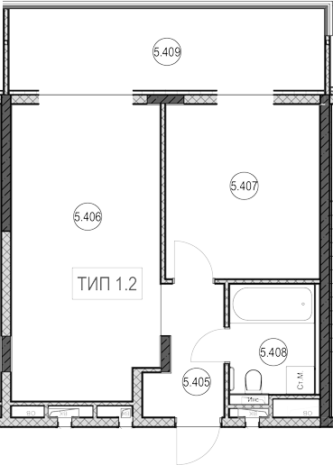 Продается 1-комн. квартира, 26.3 м²