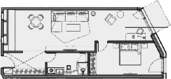 Объект, 76.6 м², 4/6 этаж, ЖК «Многофункциональный комплекс ПАРК»