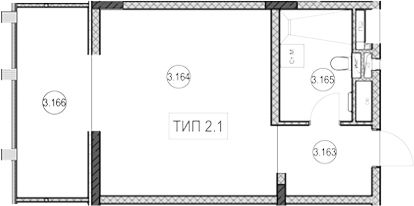 Продается 1-комн. квартира, 30.8 м²