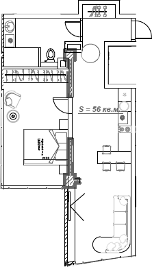 Объект, 62.6 м², 4/6 этаж, ЖК «Mirror»