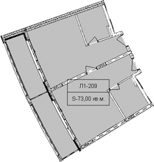 Объект, 73 м², 2/6 этаж, ЖК «Гостиничный комплекс Royal Beach Sochi»