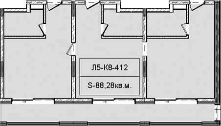 Объект, 88.28 м², 4/5 этаж, ЖК «Гостиничный комплекс Royal Beach Sochi»