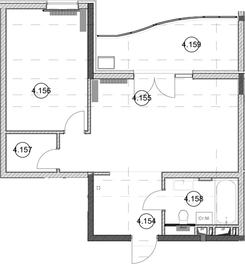Продается 1-комн. квартира, 46.8 м²