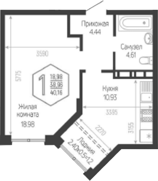 1-комн. Гарантия PRIME