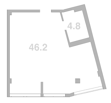 Объект, 51 м², 3/3 этаж, ЖК «Жемчужина Мысхако»