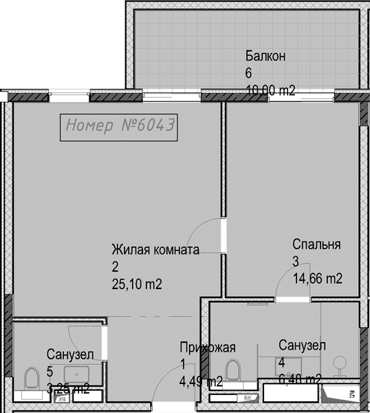 2-комн. Гостиничный комплекс Николай 1