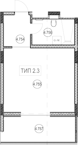 Студия, 31 м², 7/9 этаж, ЖК «ГК Сан Гарден Хотел&СПА»