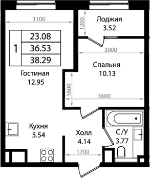 2-комн. Патрики