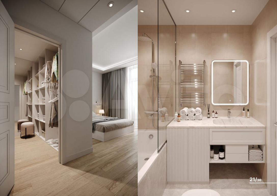 1-комн., 51.8 м², 8/10 этаж, ЖК «На высоком берегу» — фото 2