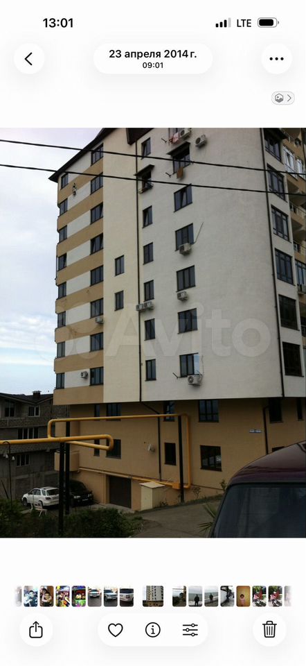 2-комн., 64.6 м², 1/9 этаж, г.о. Сочи, с. Русская Мамайка, Целинная ул., 22