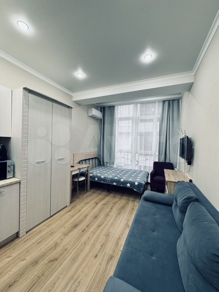 1-комн., 22.3 м², 9/11 этаж, Сочи, мкр-н Новый Сочи, Санаторная ул., 48Б