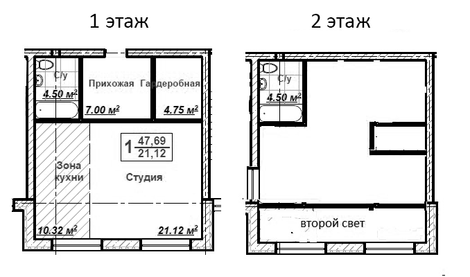 2-комн. Ликино