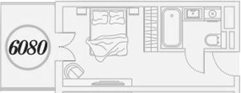 Студия, 26.2 м², 6/9 этаж, ЖК «ГК Сан Гарден Хотел&СПА»