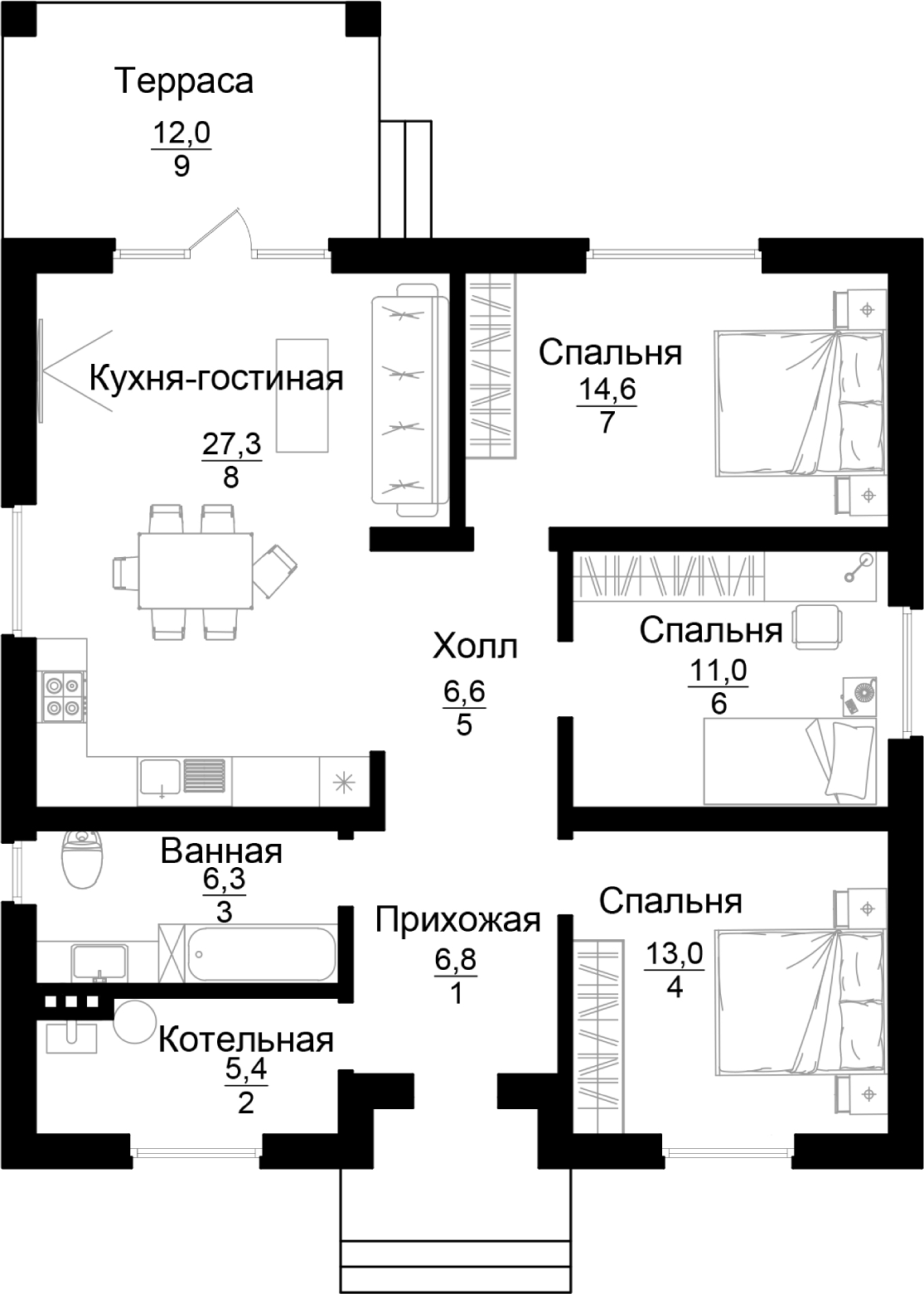 Коттедж — фото 2