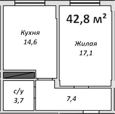 1-комн. Спортивный