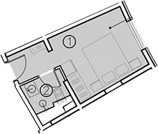 Студия квартира, 16.9 м² в ЖК ГК Livingston Grand Resort&Spa — фото 2