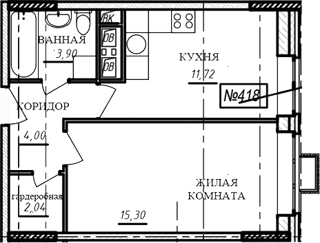 1-комн. Краснофлотский